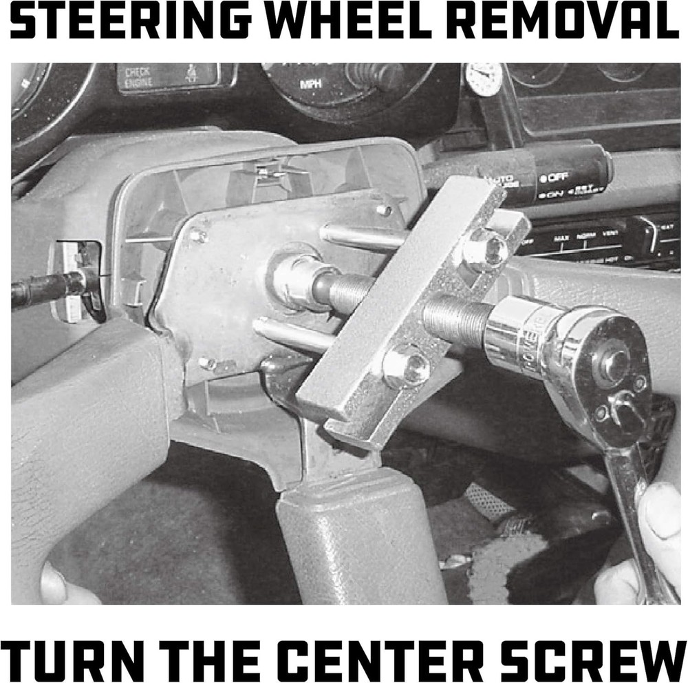 Master Steering Wheel & Lock Plate Remover Tool Set Installation Kit Puller Kit