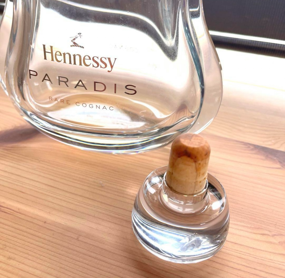 Hennessy Paradis Cognac Crystal Decanter Empty Bottle