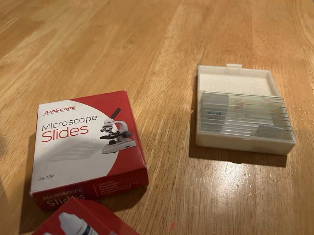 Amfar Microscope And Slides