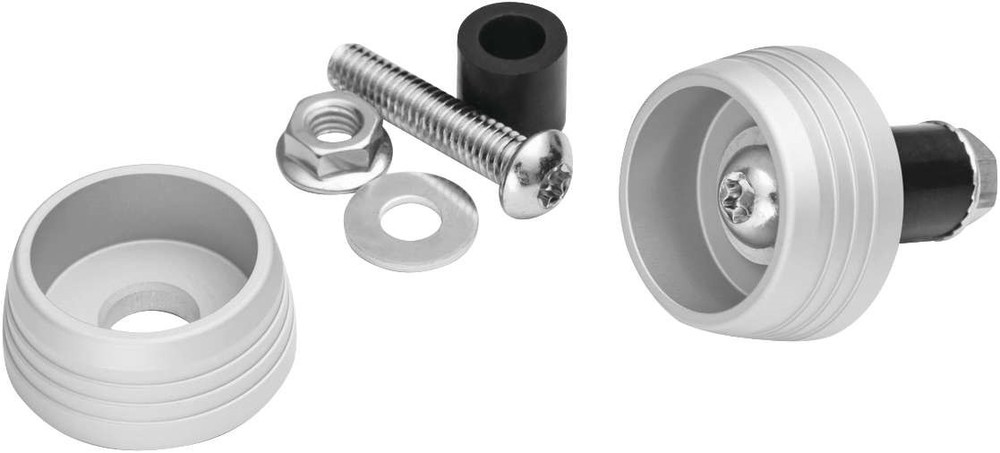 Kuryakyn Lodestar Front Axle Slider - Silver - 3807