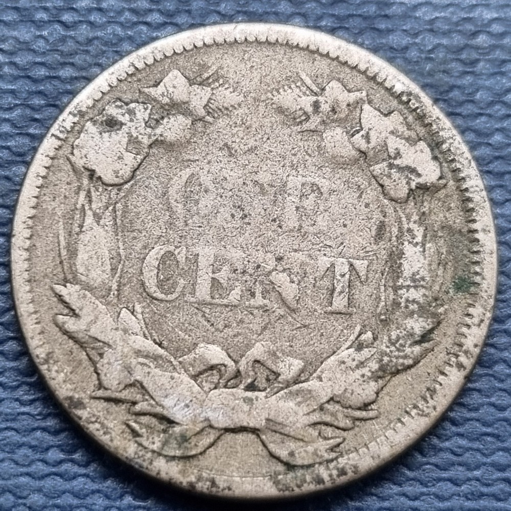 1858 Flying Eagle Cent 1c Circulated #101095