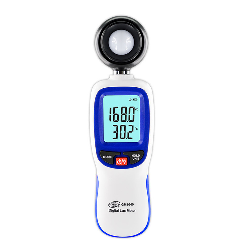 High-Precision Digital Illuminance Meter Light Intensity Tester 0-200000 Lux