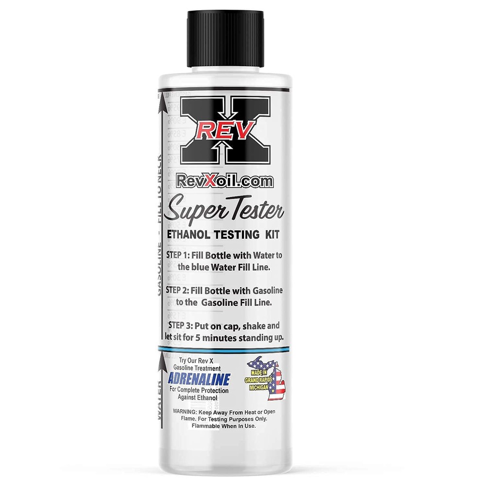 REV X E85 Super Tester - Reusable Gasoline Ethanol Testing 5 fl. oz., Clear