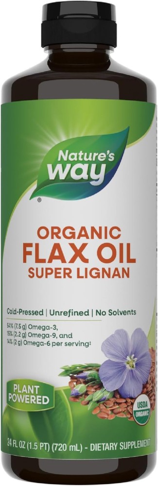 Cold Pressed Organic Flax Oil