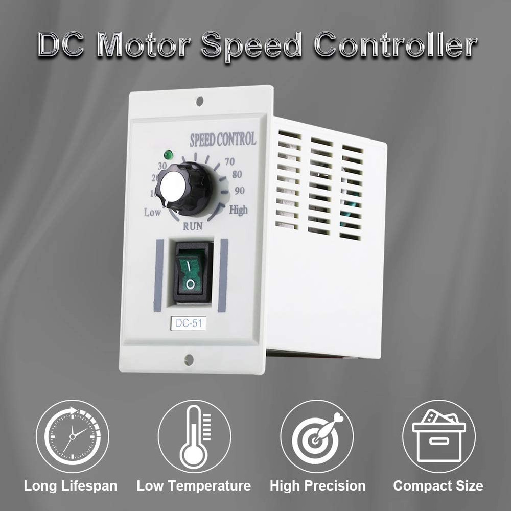 400W DC Motor Speed Controller, AC 110V Input, DC 24V-90V Output, DC-51, PMDC