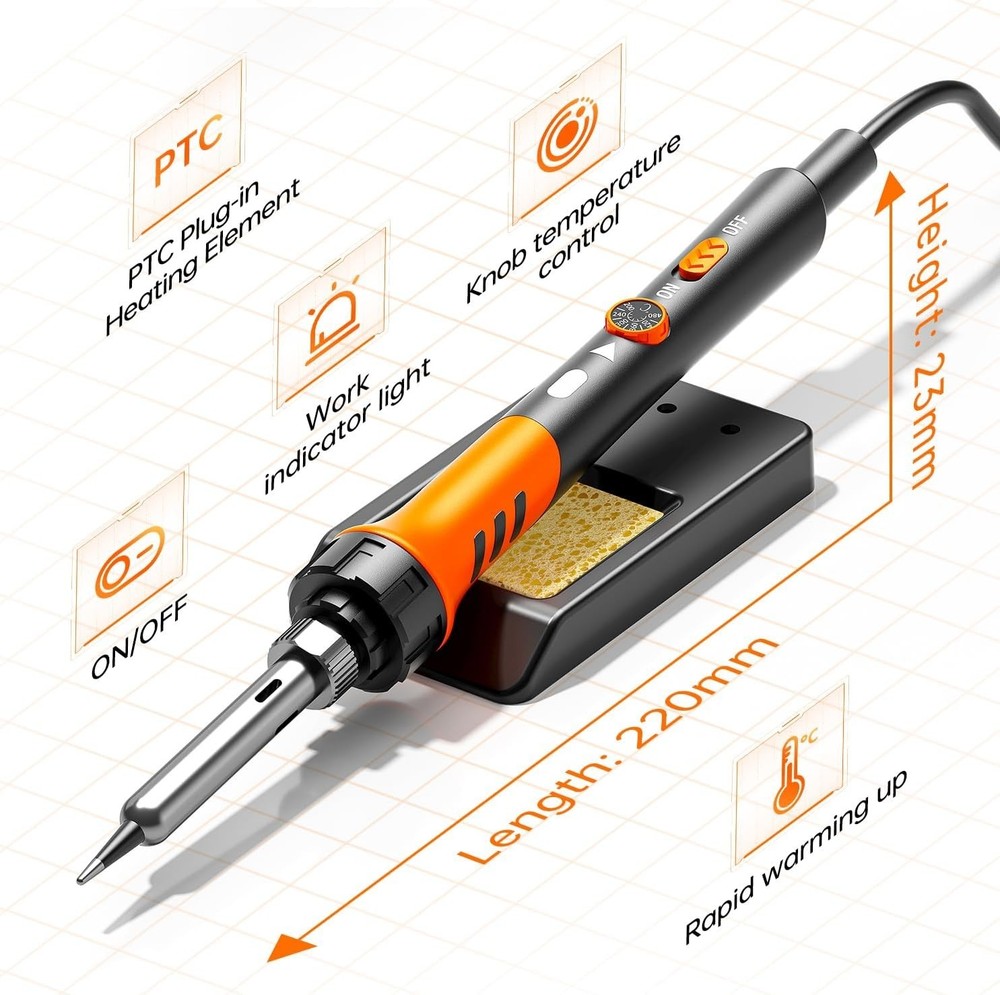 Precision Soldering Micro Pen Heavy Duty Kit Small Electrical Welding Tool