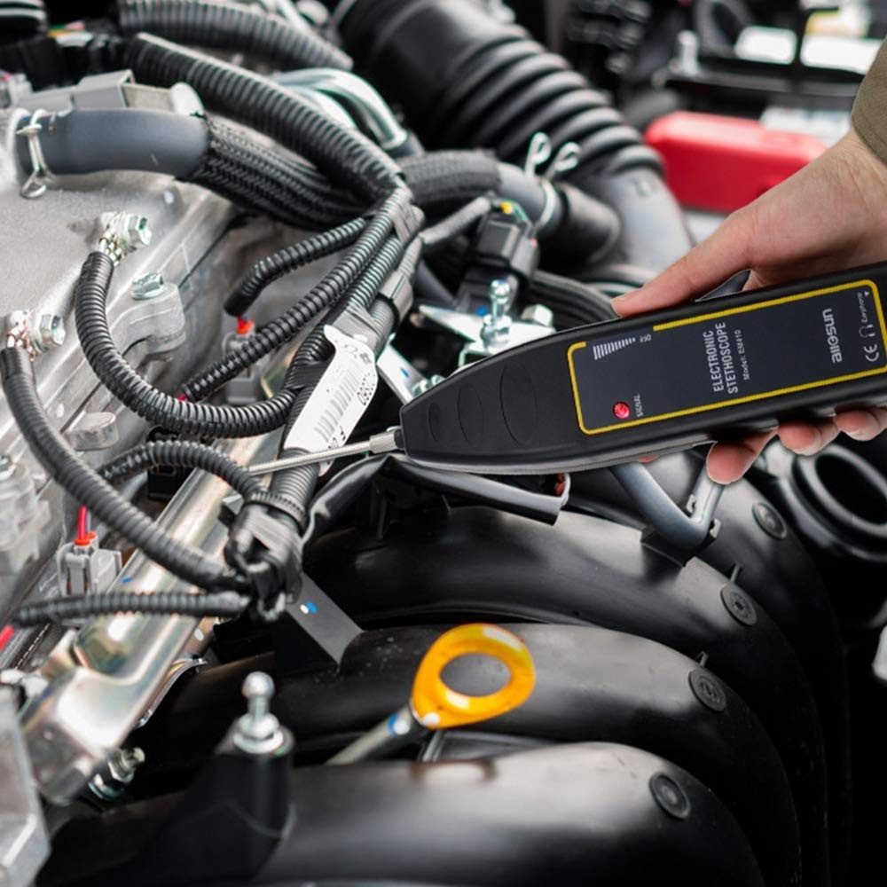 Multi-Application Ultrasonic Leak Detector with Probes for Mechanics & Engineers