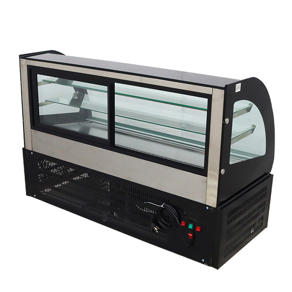 220V Refrigerated Cake Pie Showcase Bakery Case Cabinet with Humidify Function