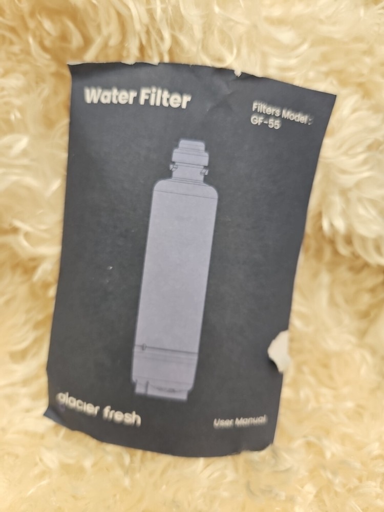 GLACIER FRESH Ice & Water Refrigerator Filter GF-55 SEALED!