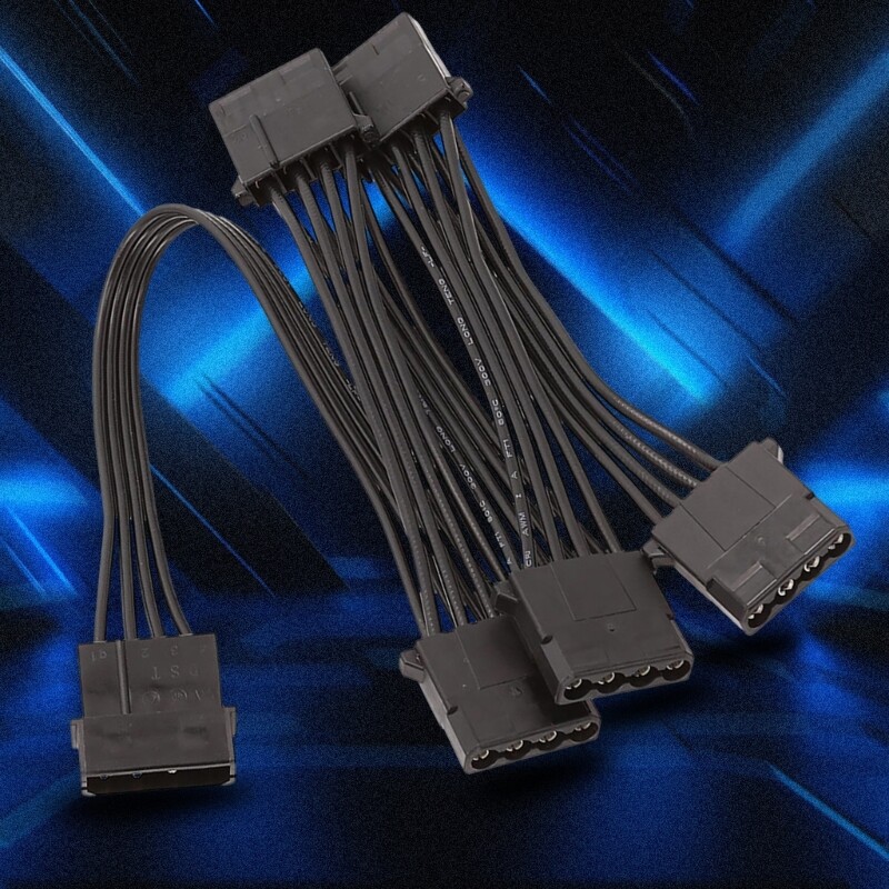 Big 4Pin IDE to Power Adapter Cable Hard Disk Data Cable Power