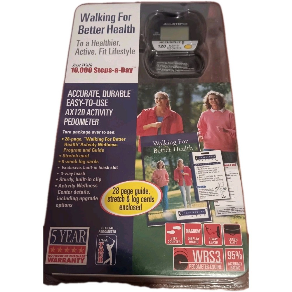 NEW - ACCUSPLIT ACCUSTEP WALKING PEDOMETER