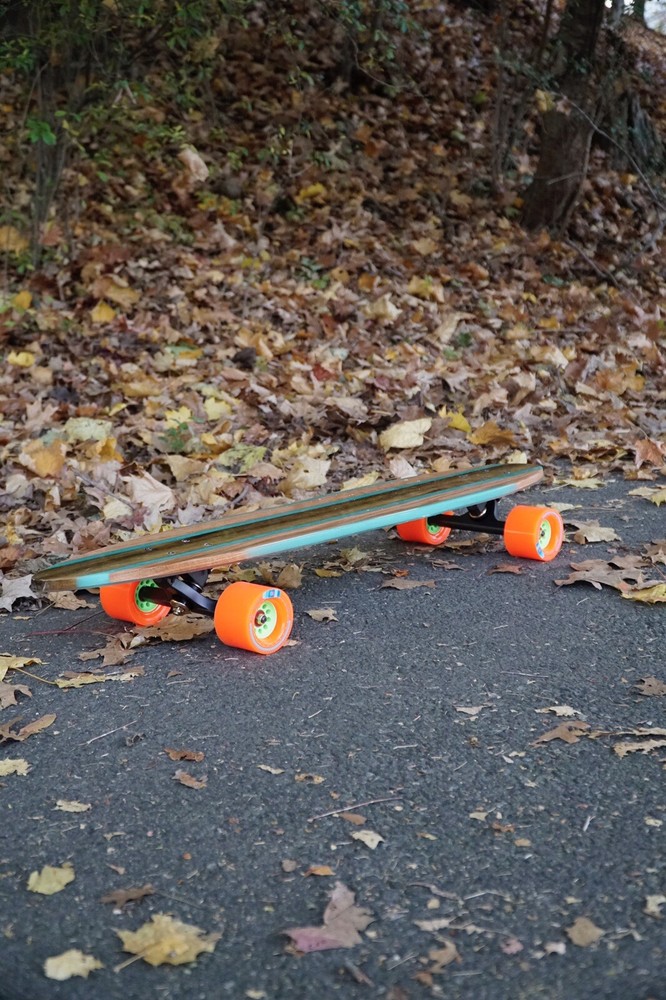 Handmade Custom Epoxy Oak Longboard