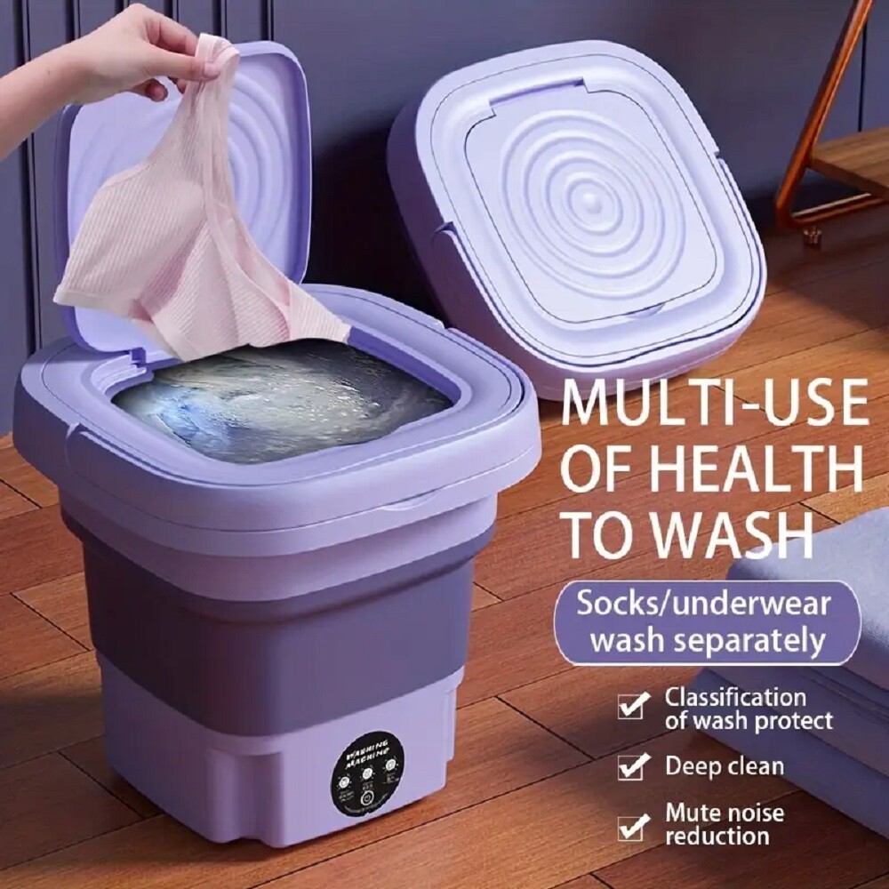 9L Portable Collapsible Washing Machine
