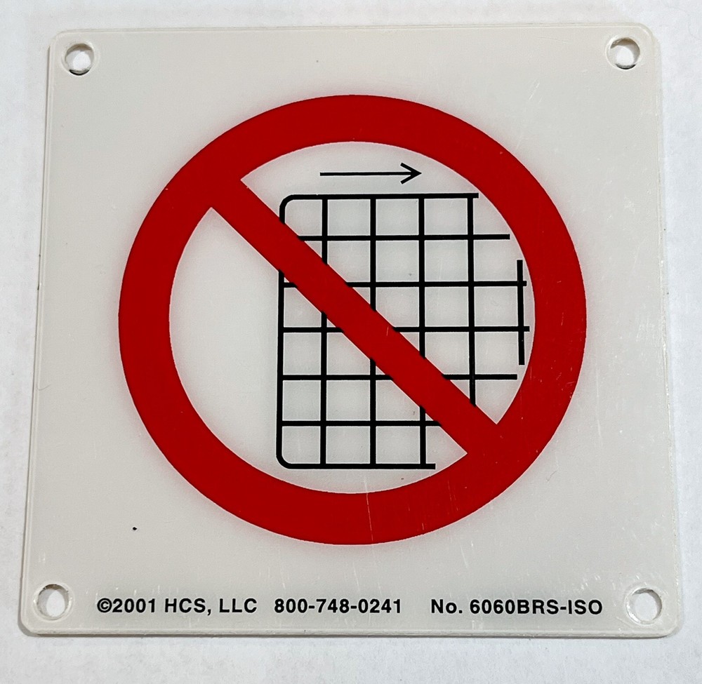 Danger Do Not Remove Guard Stop Sign Sticker