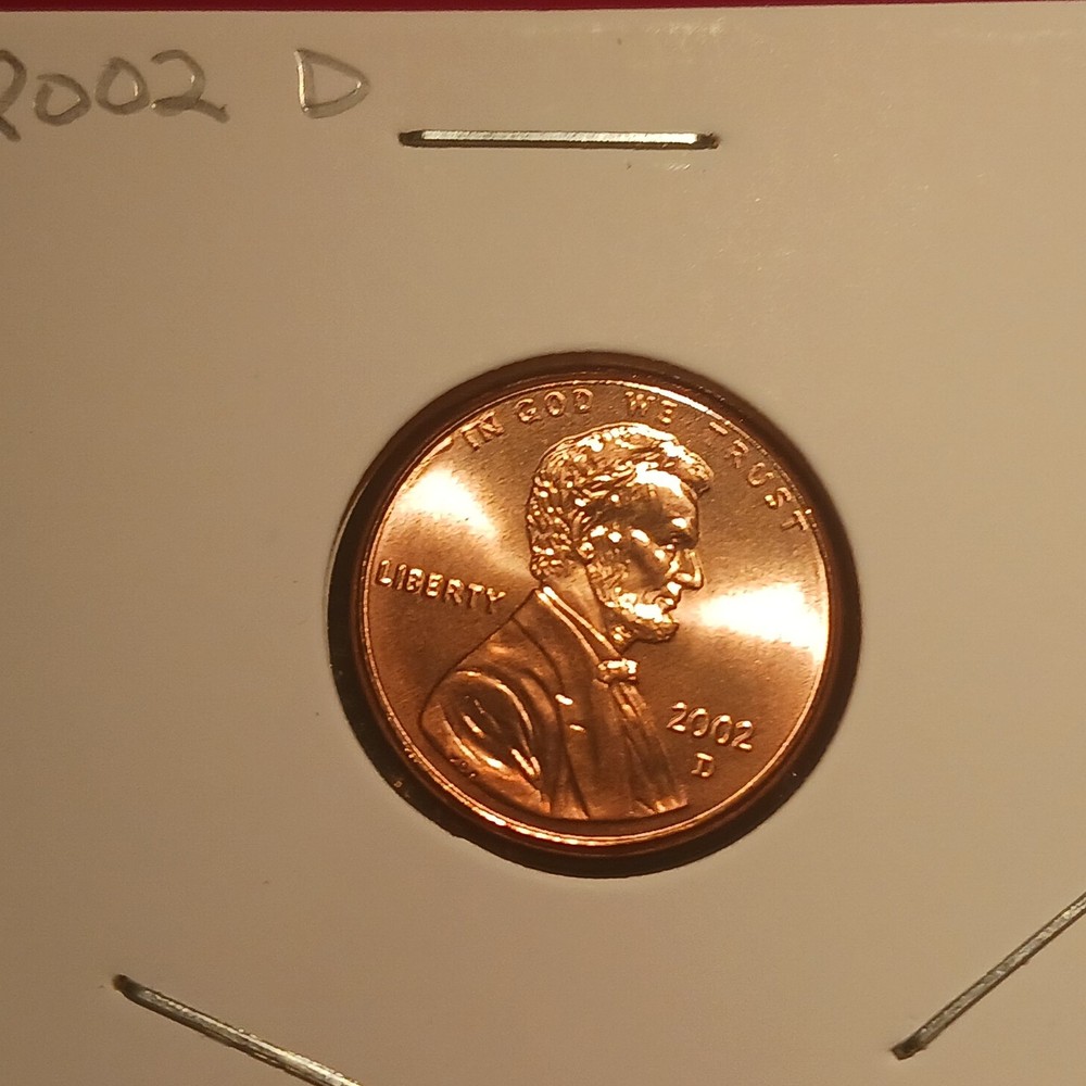 2002 D - Lincoln Penny BU