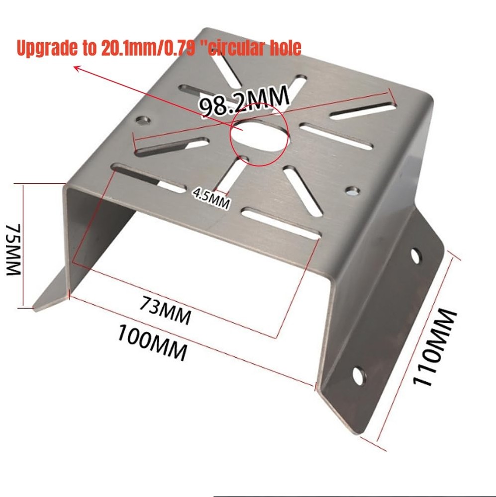CCTV Corner Mount Bracket, Stainless Steel Wall Corner Adapter Mount Bracket ...