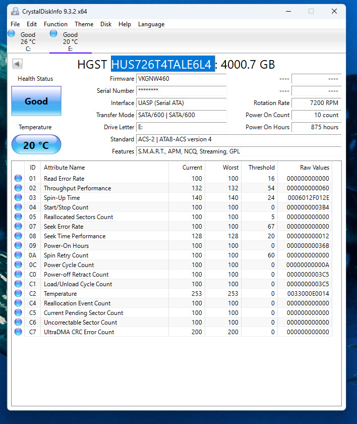G-Technology G-Drive 4TB Desktop External HDD HUS726T4TALE6L4