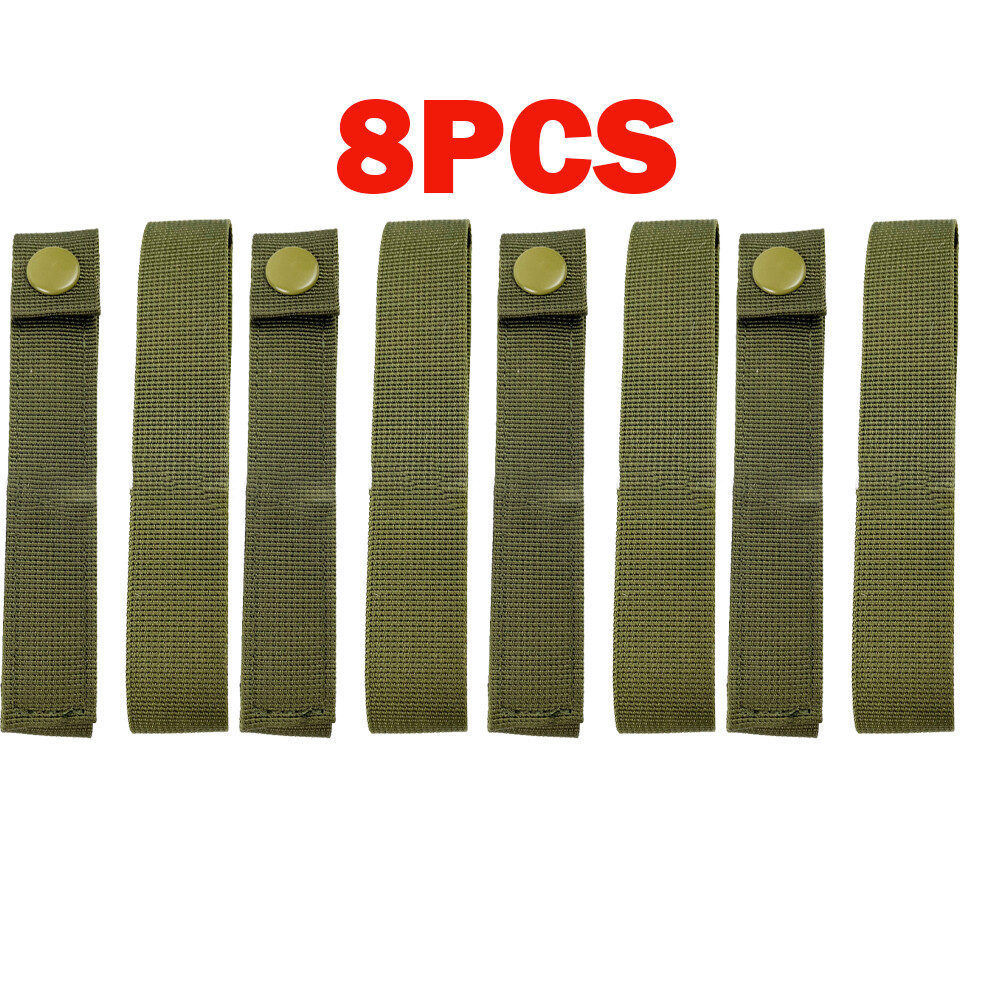 8 x 6" MOD MOLLE PALS Modular Web Gear Replacement Tie Straps Green