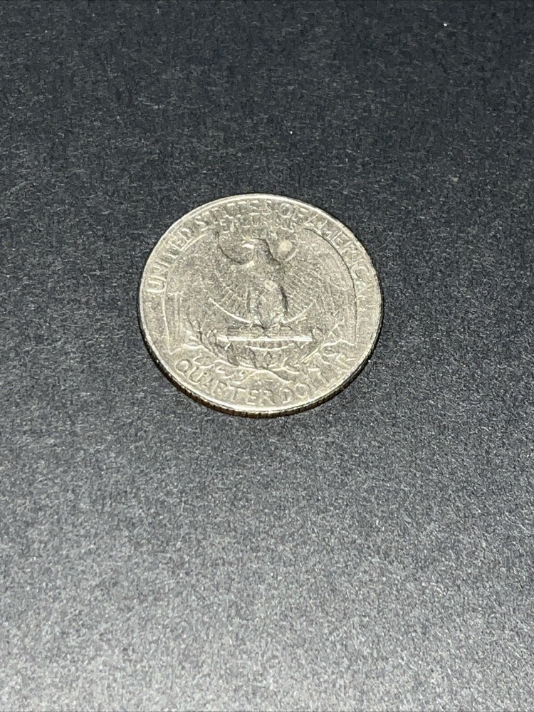 1982 US Quarter With Error misprint “in” Filled In