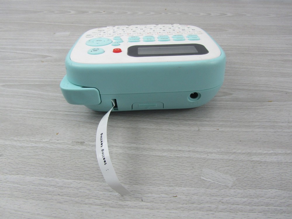 RoHS Pink Desktop Label Maker Machine Printer Model D2105 Tested and ready NICE