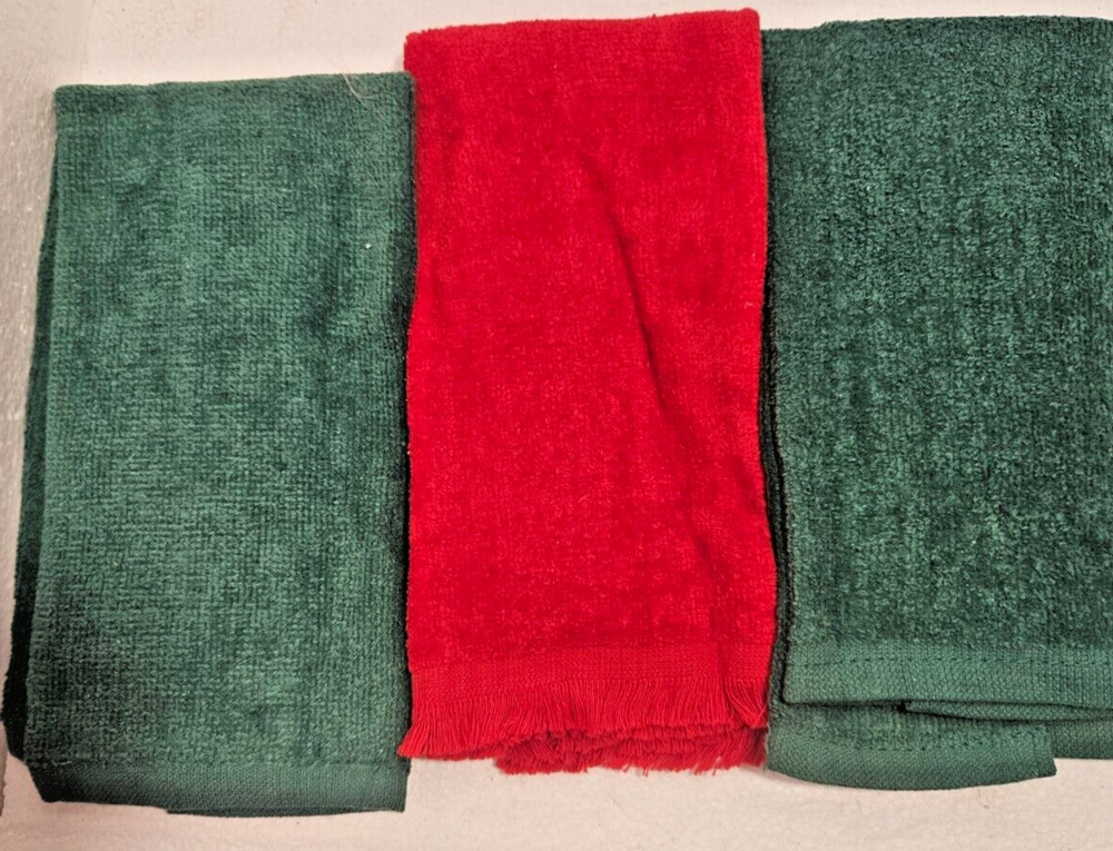 Three Festive Christmas Time Kitchen Towels