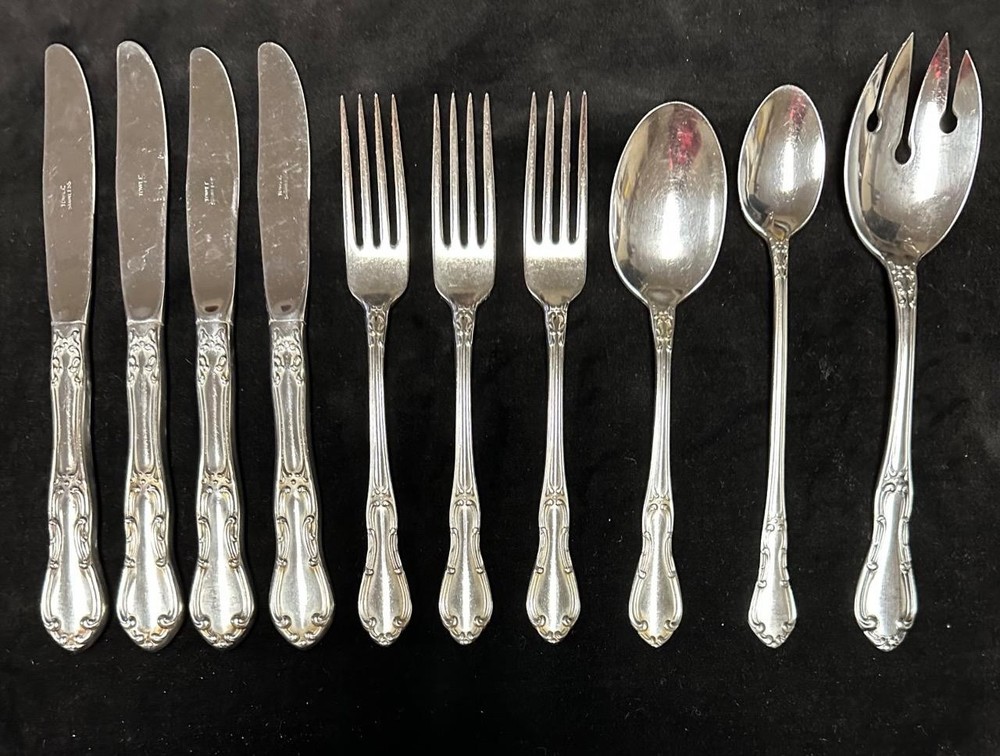 10 Pieces Towle Merrimack Pattern Stainless Flatware Silverware Mixed Lot