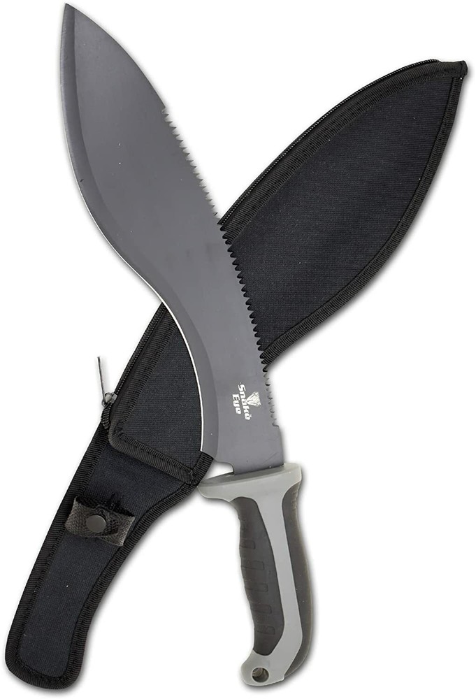 Snake Eye Machete with Heavy Duty Construction, Ergonomic Non-Slip Handle