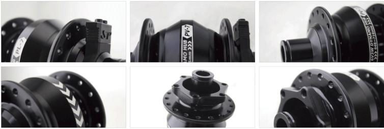 Shutter Precision (SP) hub dynamo (dynohub) PL-7 - QR12 - Centerlock