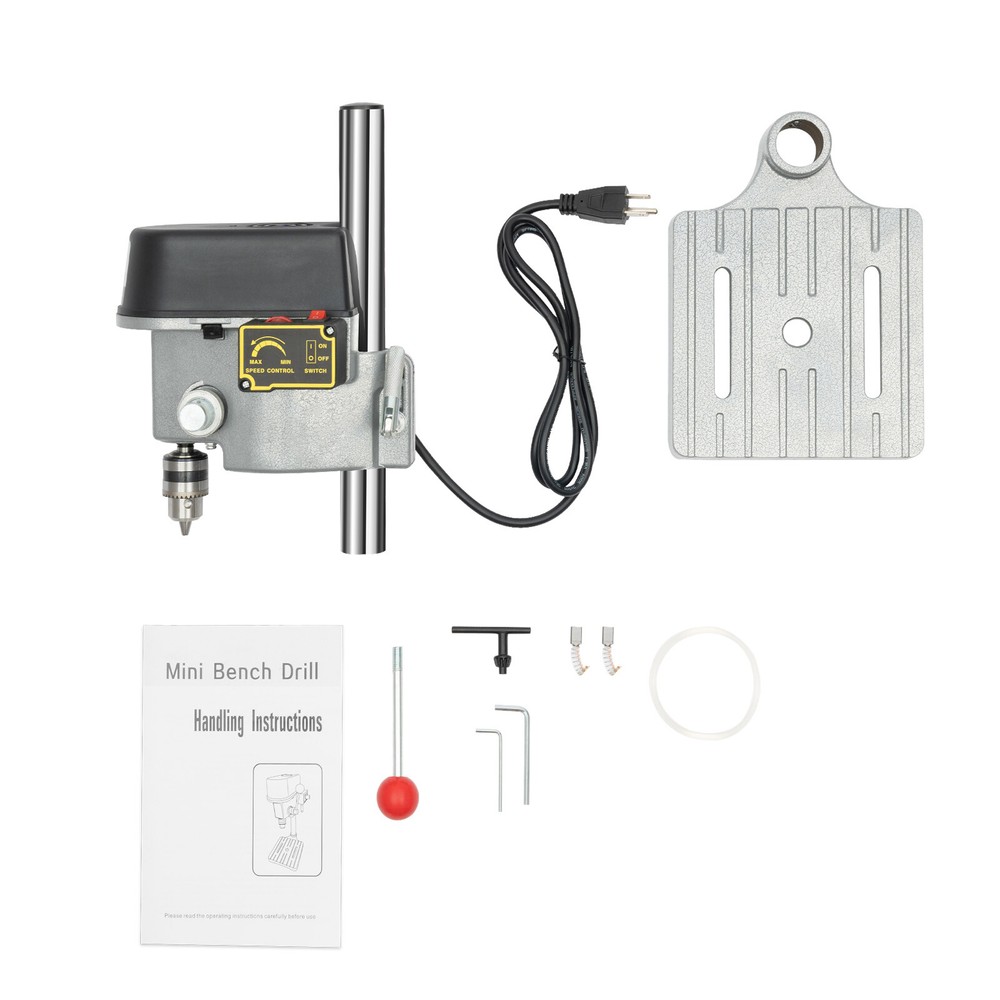 Portable Drill Press Electric Mini Drill Press Bench Small Benchtop Drill Press