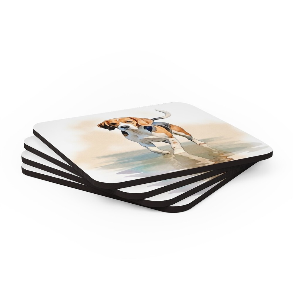 Beagle Coaster Set