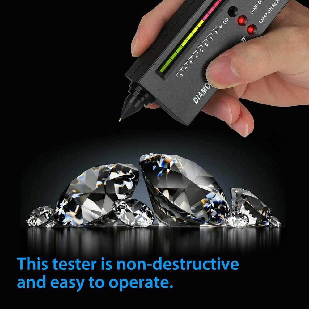 Testing Tool Kit Portable Diamond Tester Selector Illuminated Jewelry Gemstone
