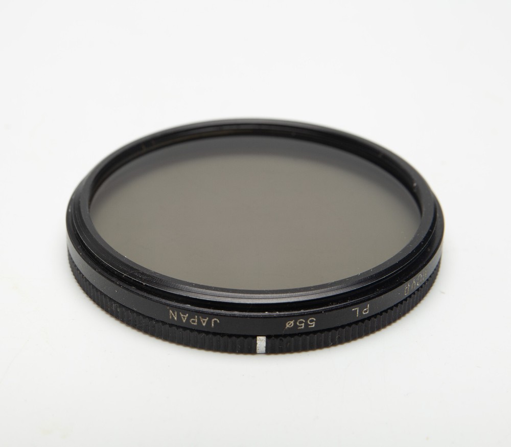 55mm Hoya Linear Polarizing Polarizer Filter w/Case PL
