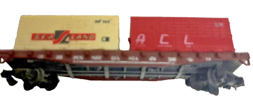 N Scale Lima Pennsylvania Flat Car with Load