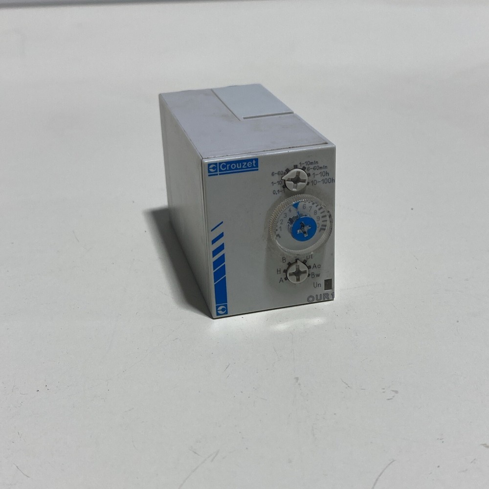 Crouzet OUR1 Timer Relay 0.1 Sec-100 Hour