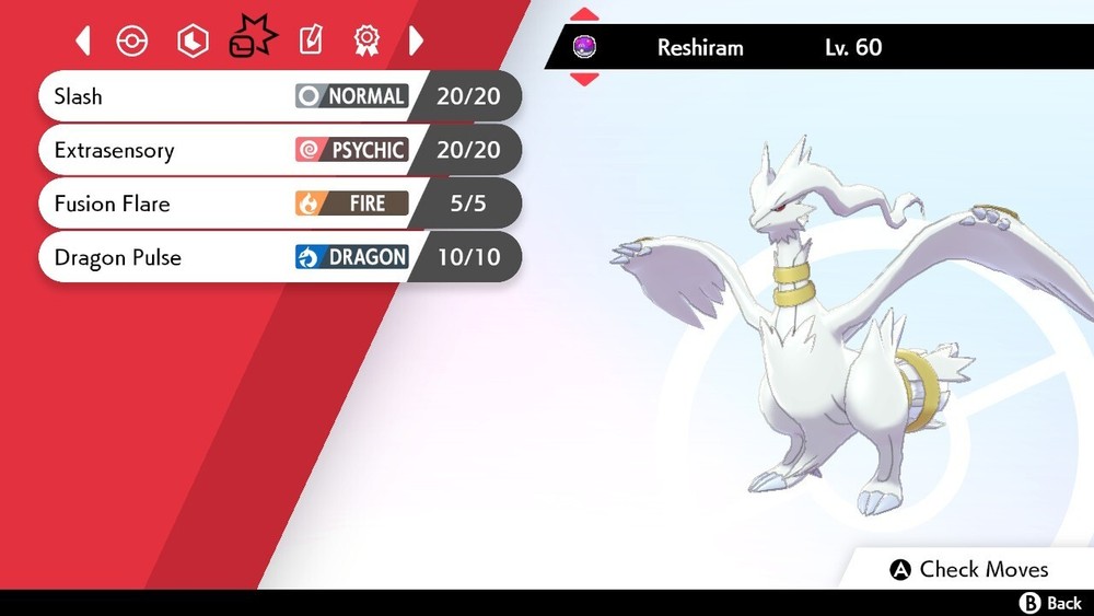 ✨Shiny✨ Reshiram For Sword & Shield