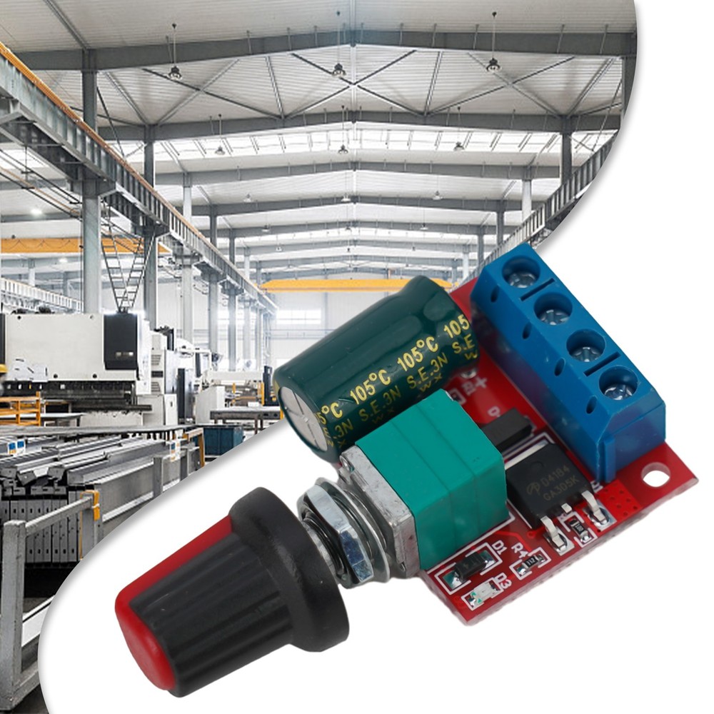 Adjustable DC Motor Speed Controller Module for 12V Motors High Power Output
