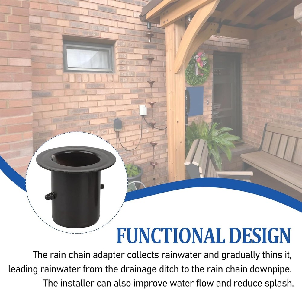 Rain Chain Gutter Adapter Rain Chain Installation Kits Rain Chain