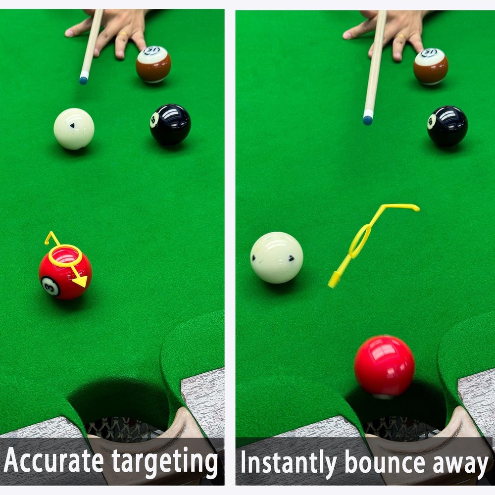 4Pack Billiards Aiming Trainer Billiards Accessories, Training aids