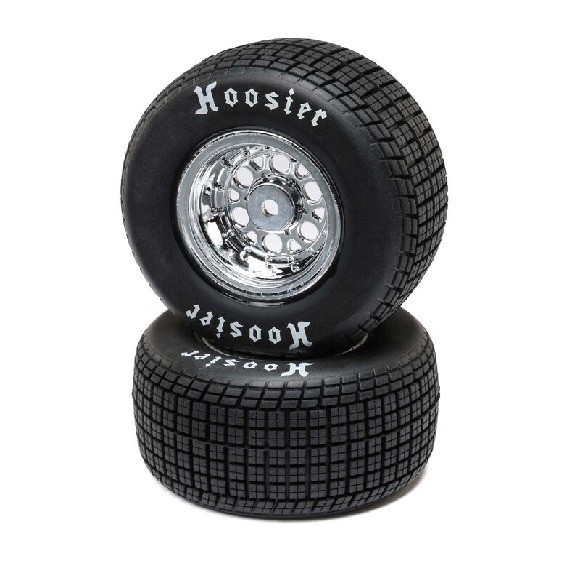 Losi Rear Tire Set, Mounted, Soft 22S Sprint