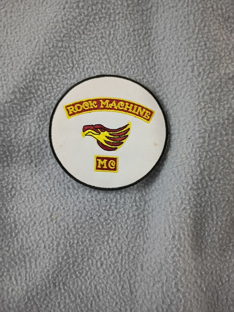 Rock Machine M C 3.5"  PATCH Iron-on