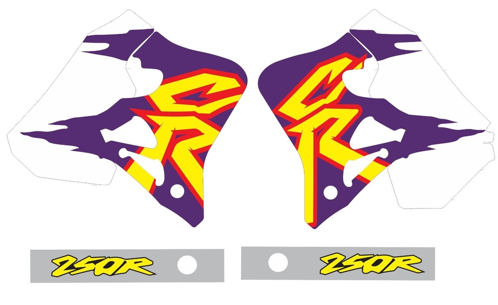 Graphics for  CR250 1995-1996  Decals