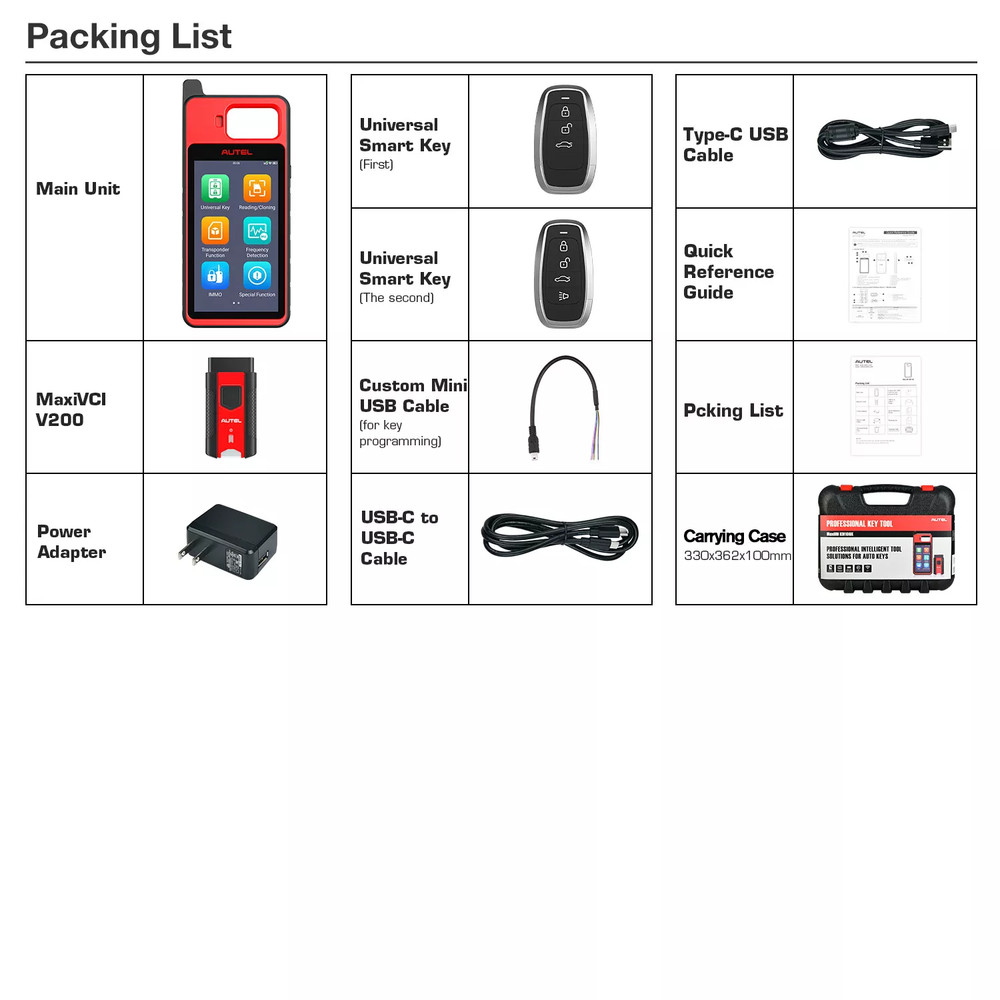 2025 Autel MaxiIM KM100 KM100E Key Fob Programming Tool Programmer Immobilizer