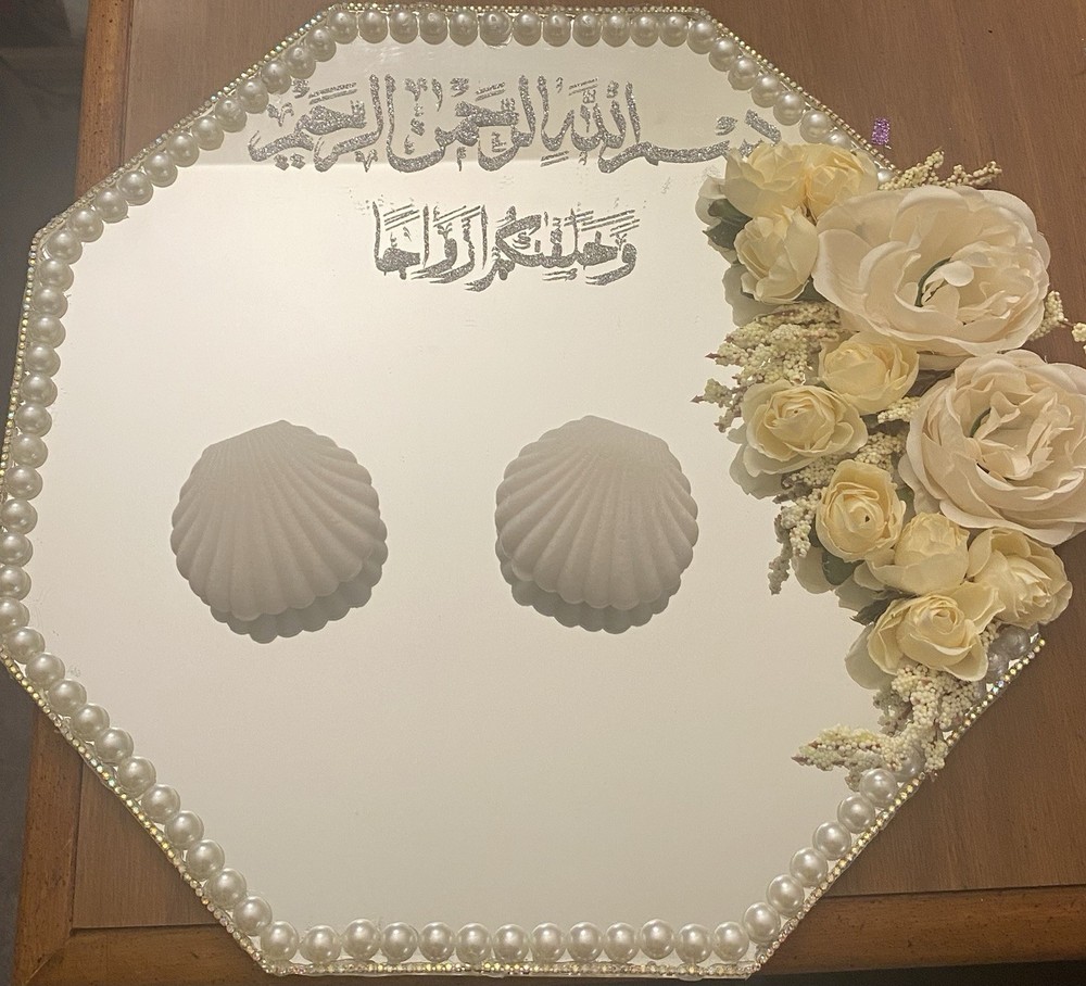 Mirror Ring Tray For Wedding/ Engagement