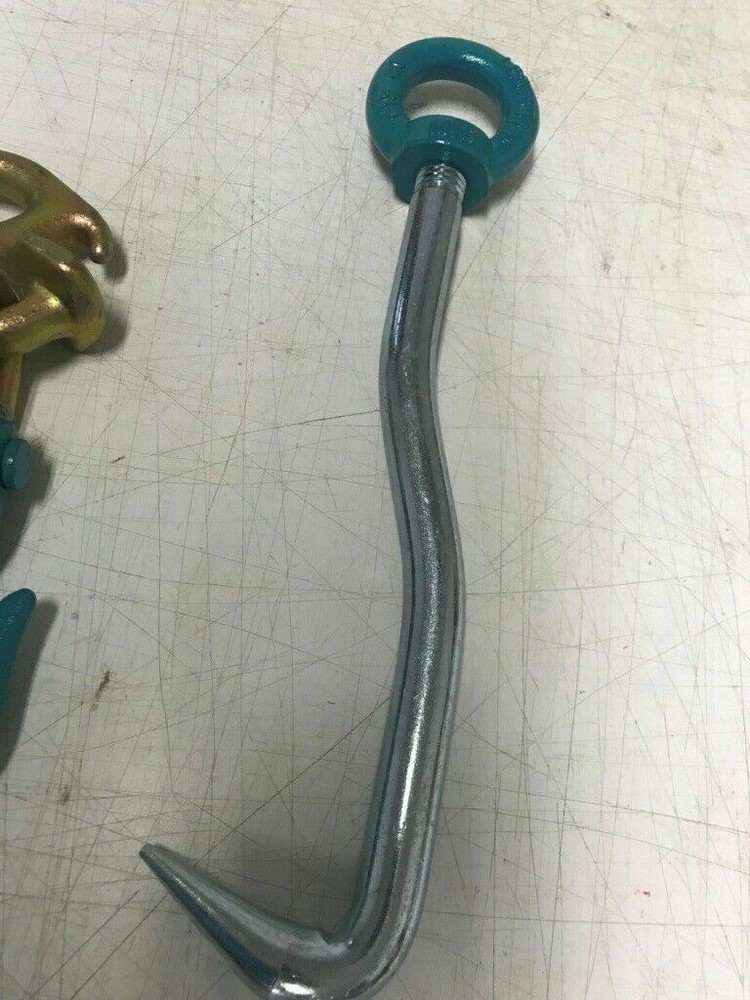 SET#15 AUTO BODY FRAME MACHINE COLLISION REPAIR PULLING TIE TOOLS & HOOK