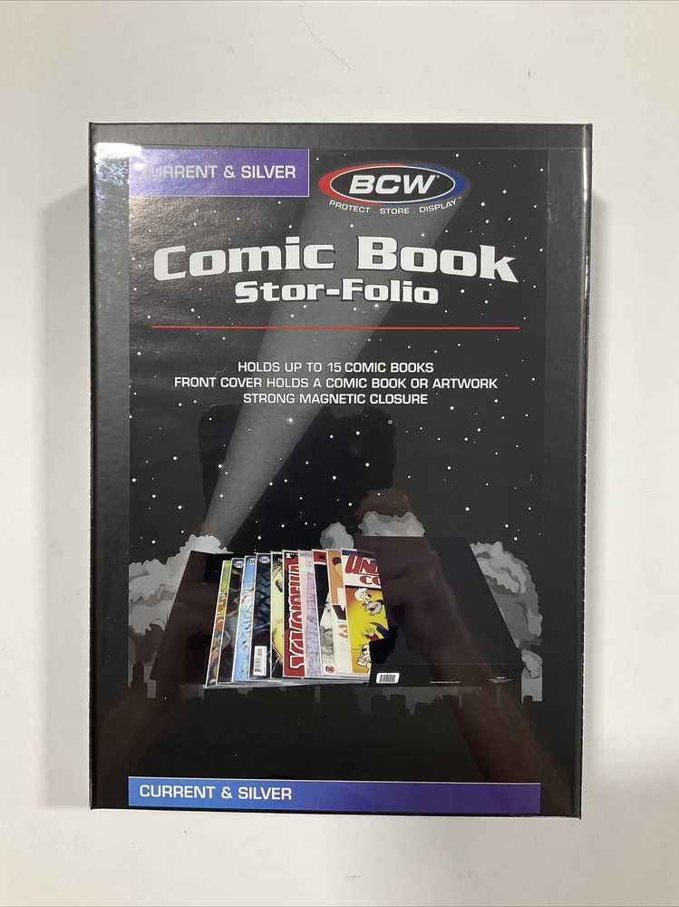 BCW Current and Silver Age Comic Book Stor-Folio New Magnetic Closure