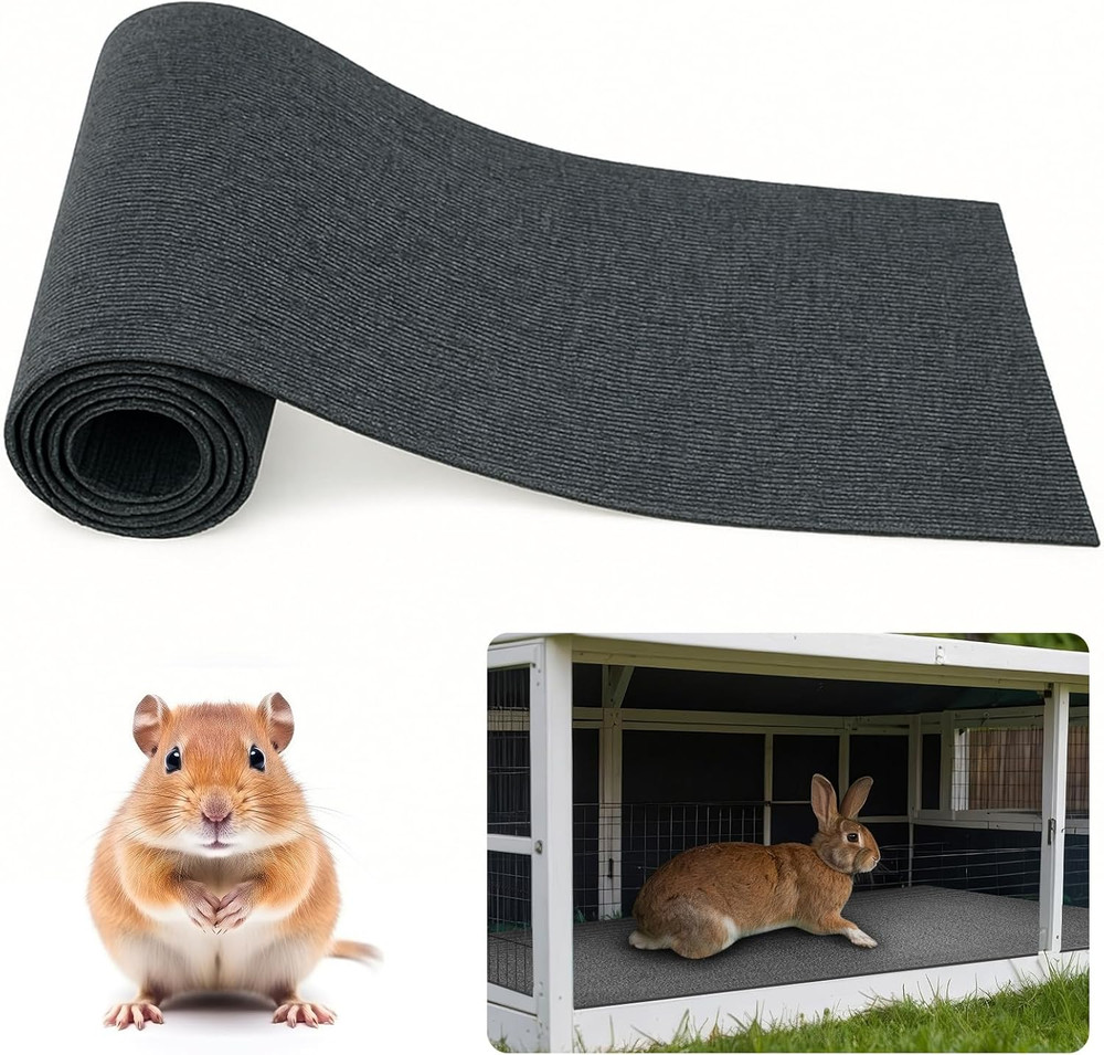 Rabbit Scratch Mat 12 Inch X 6.56 Ft Self Adhesive Bunny Scratching Pad Cuttable