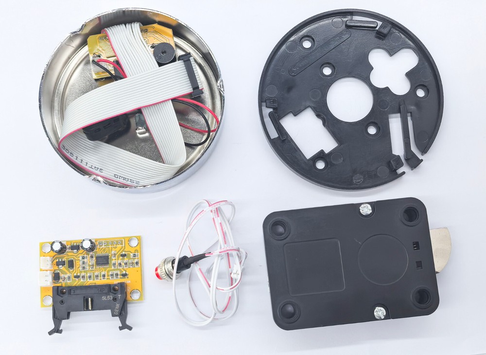 Gun Safe Lock Replacement Chrome Keypad Electronic Swingbolt Lock For Safe Box