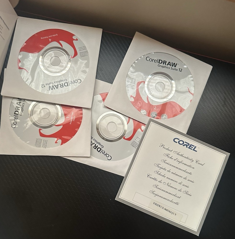 Corel CorelDRAW Graphics Suite 12 Upgrade CD for Windows 2000 XP