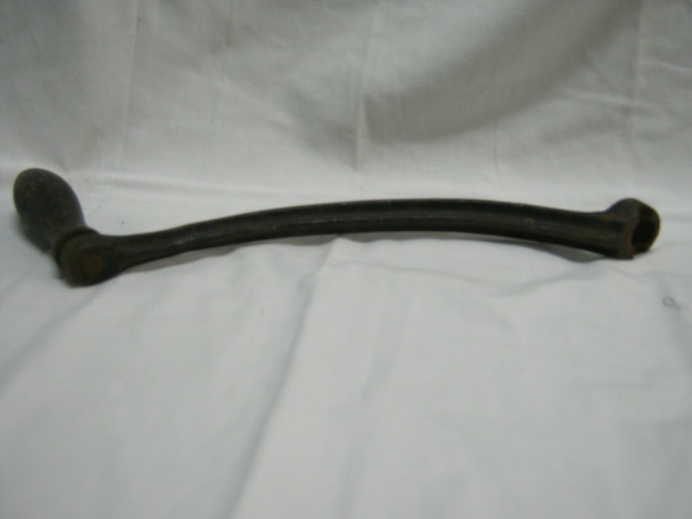 11x4 inch Vintage Iron Crank Handle