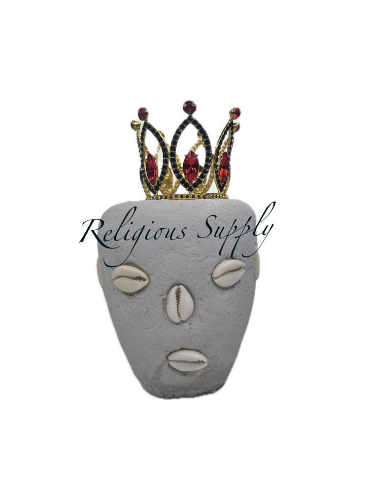Elegua head rona de elegua santeria elegua  statue